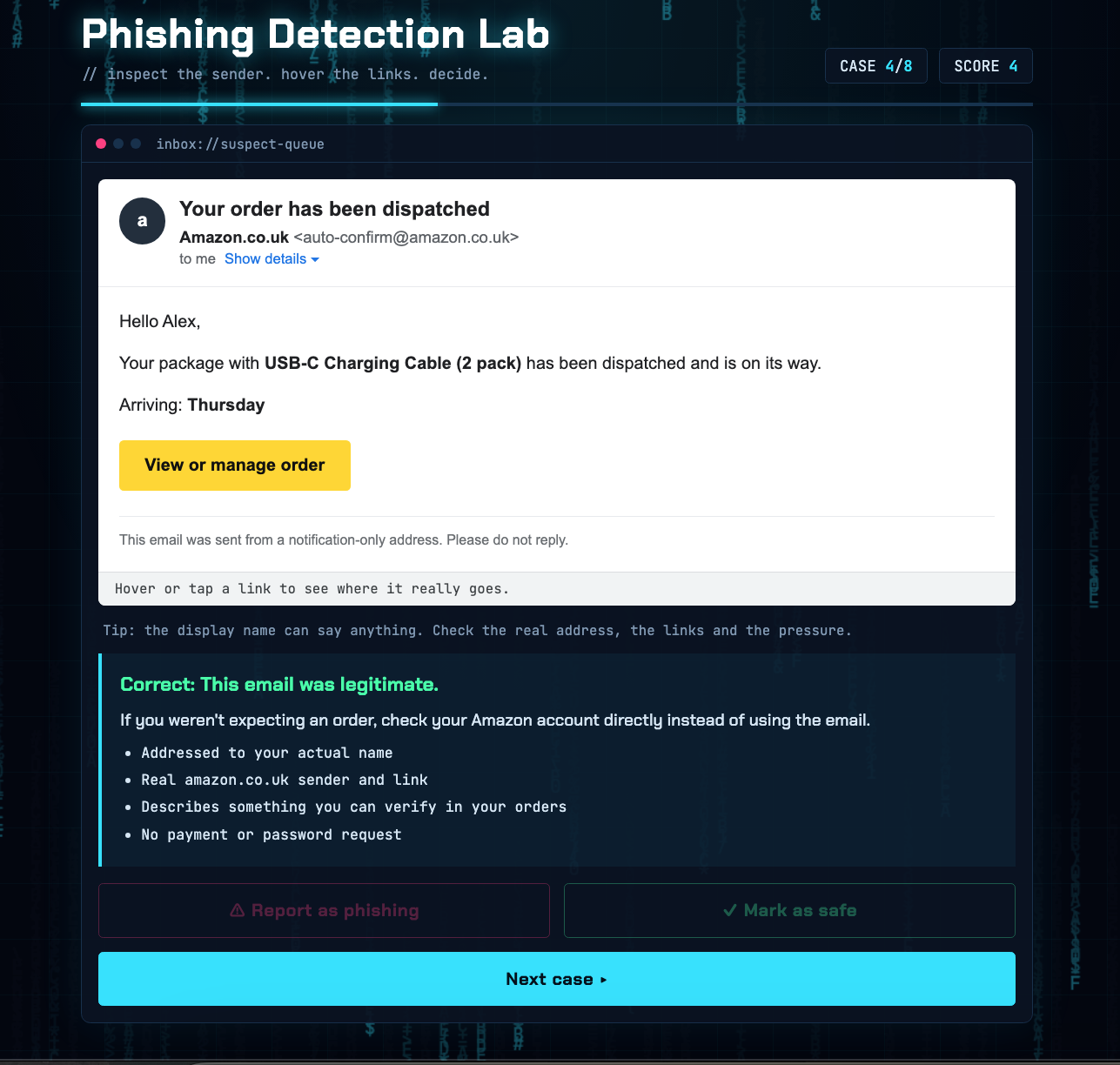 Screenshot of Project 3
